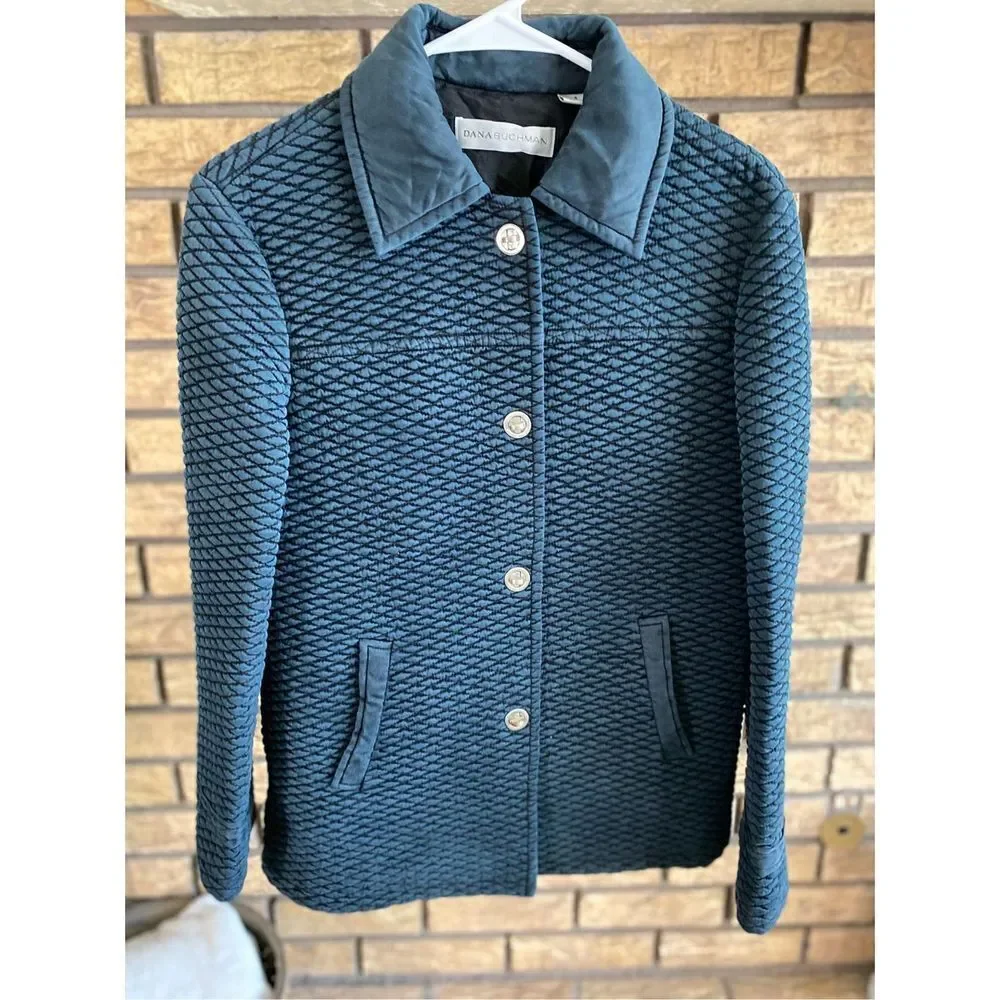 Dana Buchanan‎ Quilted Silk Jacket